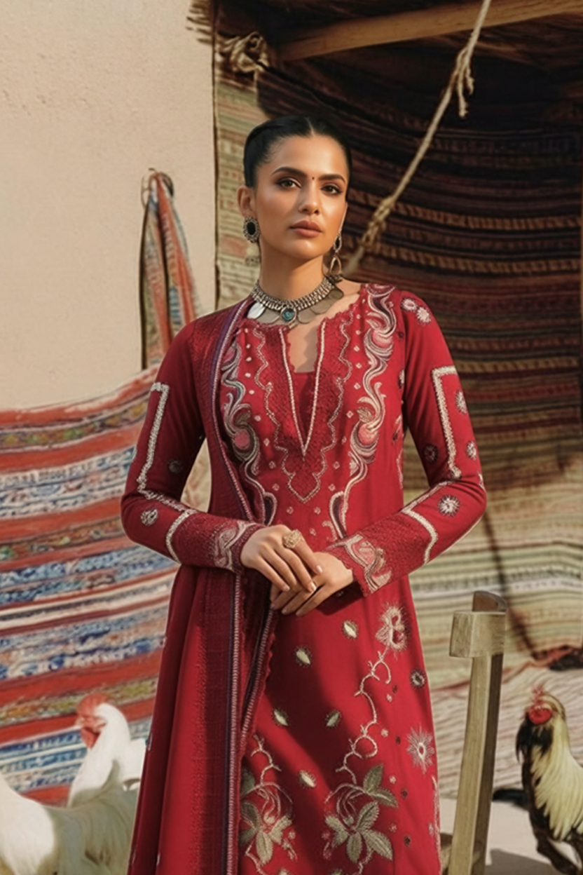 GULBAHAR - 3 PCS - EMBROIDERED