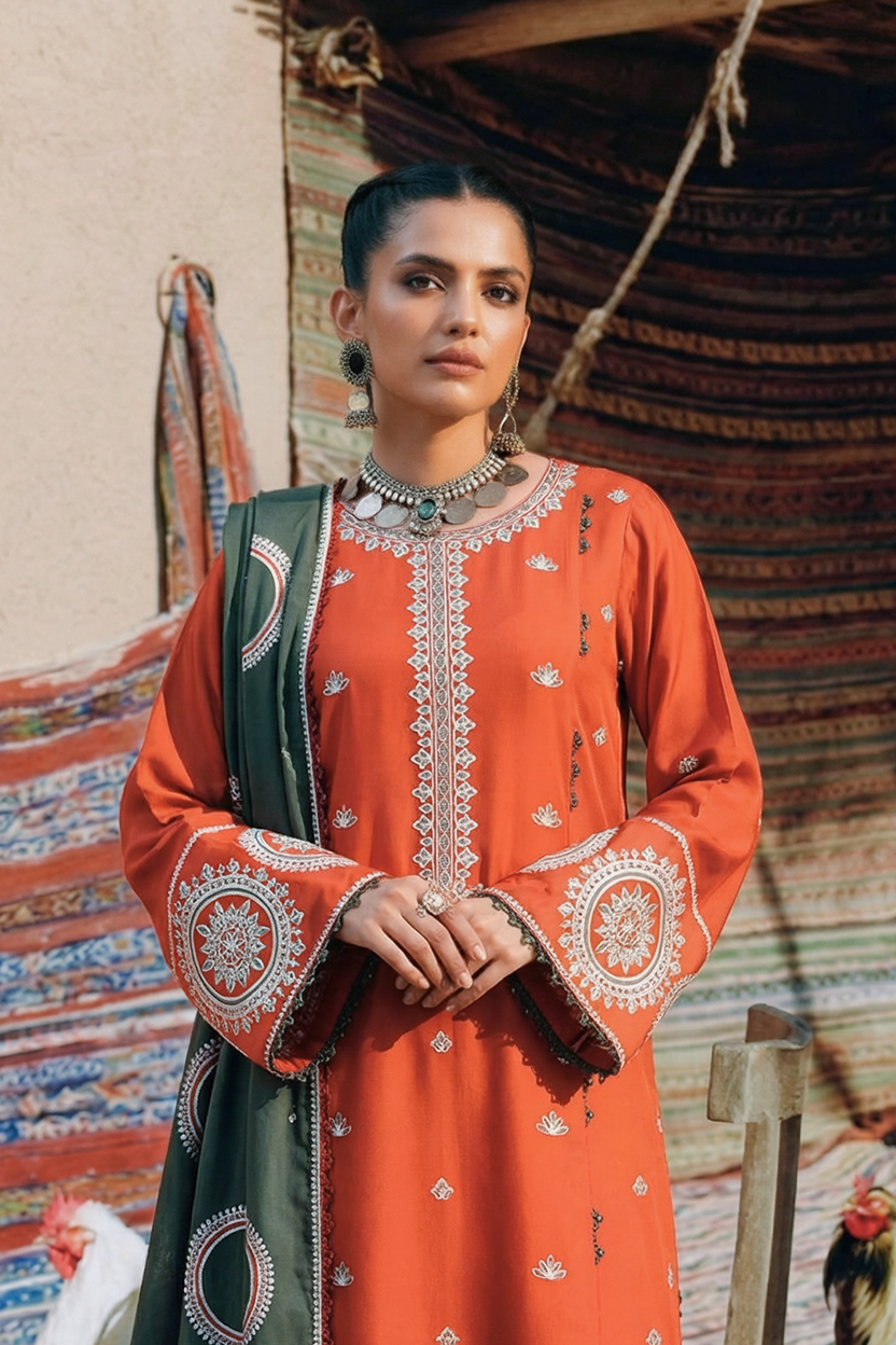 GULMEER - 3 PCS - EMBROIDERED