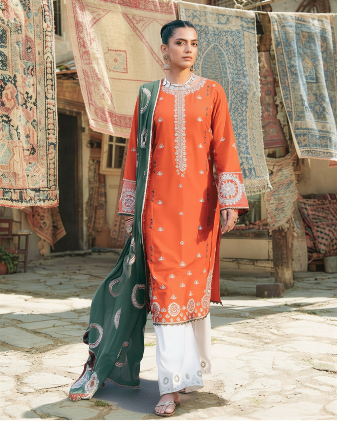 GULMEER - 3 PCS - EMBROIDERED